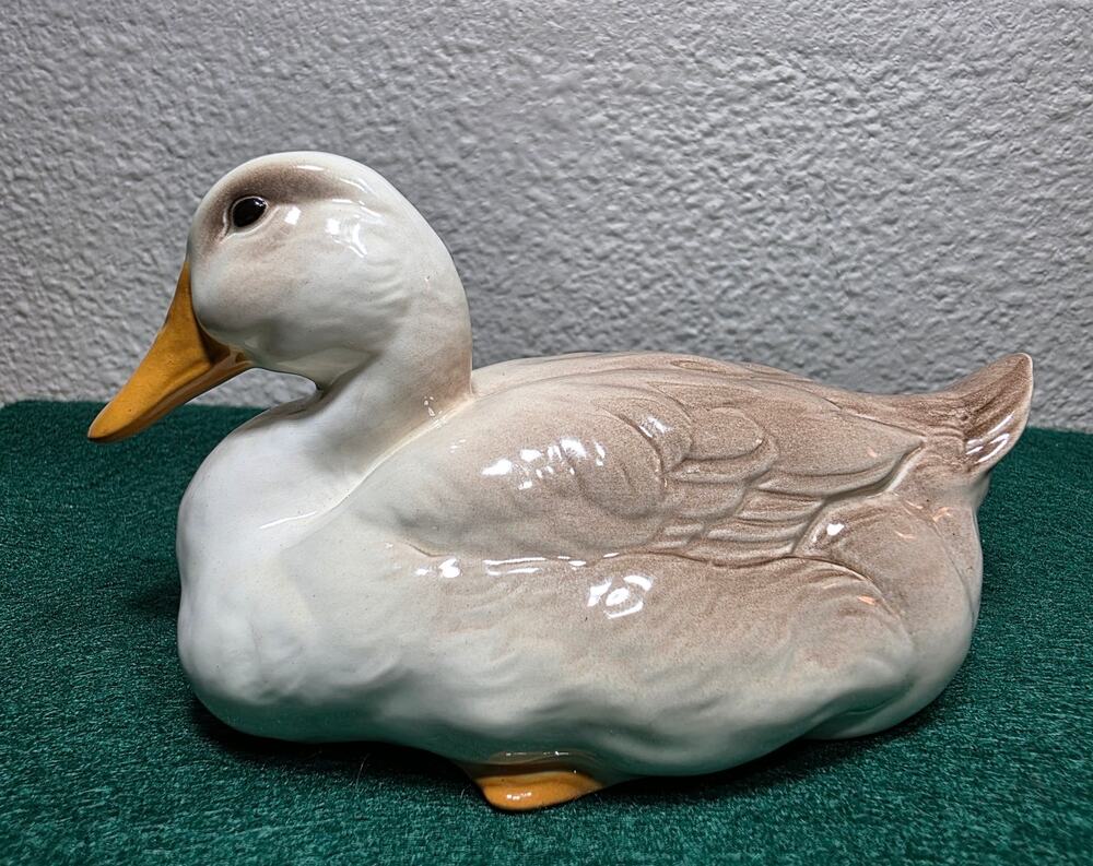 Vintage  Hagen Renaker Ceramic Duck Figurine Jill stamped 6"